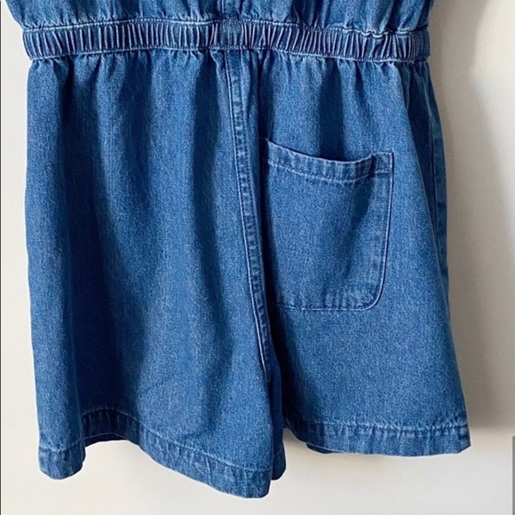 Tommy Hilfiger Romper Chambray Blue Size L 12/14 - Picture 5 of 9